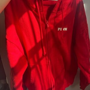Victoria's Secret Vibrant Red Hoodie